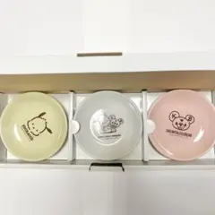 【新品未使用】ポチャッコ しょうゆ小皿3枚セットのサムネイル