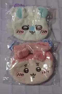 ちいかわ おかお巾着2 【モモンガ・古本屋（カニちゃん）】2点セット