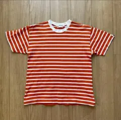 GOODENOUGH ボーダー Tシャツ レッド ピンク Mサイズ - メルカリ