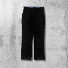 FJ スラックス パンツ ブラック メンズ Lサイズ シンプル 無地 ストレッチ