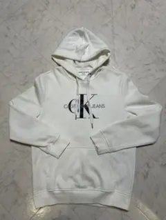 正規品‼️格安‼️Calvin Klein Jeans ホワイトパーカー