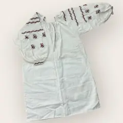 ウクライナ刺繍　ヴィンテージ　ワンピース