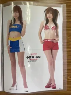 赤松寛子 ギャルズパラダイス 綴込みポスター レースクイーン 水着
