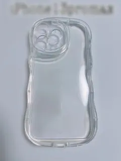 iPhone13promax なみなみクリアケース　クリア　透明