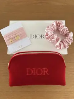 Dior ディオール　ポーチ　シュシュ　チャームチョーカー　ノベルティセット