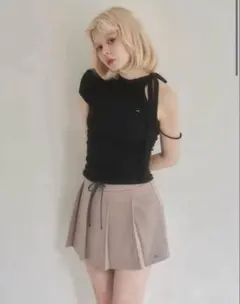 andmary Manon ribbon tops pink - メルカリ