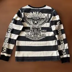 美さま専用 VANSON ストライプ 長袖カットソーのサムネイル