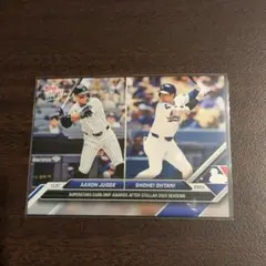 大谷翔平&アーロン・ジャッジ TOPPS NOW 2024 MVP OS-JO