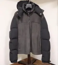 総*店様 EMMETI ムートン ダウン ハイブリッドジャケット 46 中古美品 別注】EMMETI / エンメティ GART ムートン ダウンジャケット