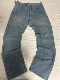 00s OLD UNIQLO ワイドストレートデニム デッドストック