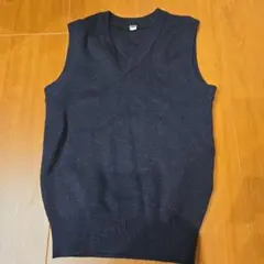 ネイビー Vネック ベスト 120