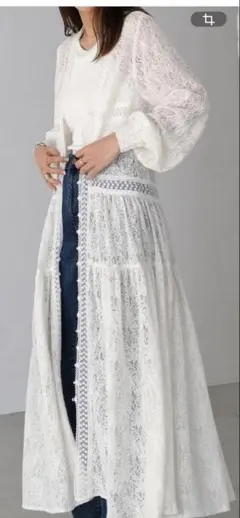 akte レースロングワンピース