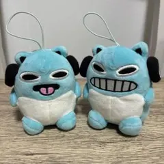 ブルーハムハム ぬいぐるみマスコット 2種セット（舌出し・イー顔）フリュー 景品
