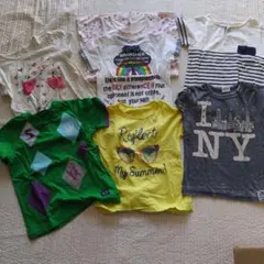 新品あり　子供用カラフルTシャツ7枚セット