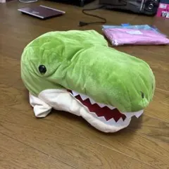 恐竜の頭部デザインの帽子