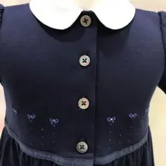 【未使用】familiarファミリア　襟付きフォーマルワンピース　ファミ100