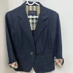 美品　バーバリー　BURBERRY LONDON ジャケット ネイビー 40のサムネイル