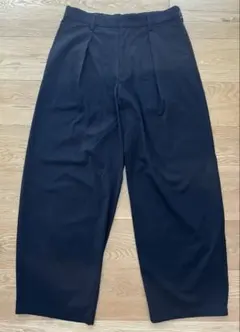 GU バレルレッグスラックス　ブラック　M