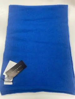 カシミヤ100% ストール ブルー