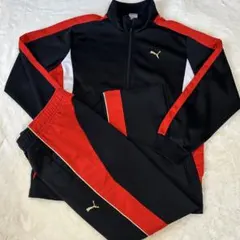 美品！PUMA プーマ ジャージ 上下 セットアップ 150㎝ 金