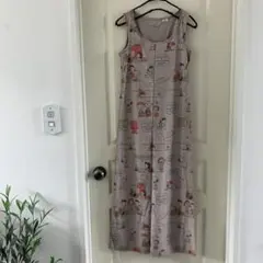 未使用✨ユニクロUNIQLOピーナッツ✨スヌーピーノースリーブロングワンピースS