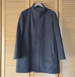 CALVIN KLEIN ブラック ステンカラーコート美品　サイズXL