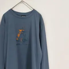 美品！Marmot マーモット 長袖Tシャツ ロンT ブルー系 アウトドア　Sのサムネイル