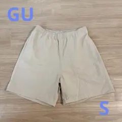 GU カラーアクティブショーツ ベージュ Sサイズ