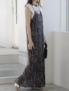 Kastane 前後2WAY プリーツキャミワンピース