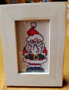 ハンドメイド クリスマス 刺繍 サンタさん サンタクロース