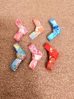 和風 紙製 箸置き 6個 まとめ売り 和柄 昭和レトロ カトラリー おもてなし