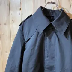 SS169 VISARUNO ライナー付き チェスターコート ブラック メンズ