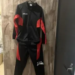 サイズ160上下ATHLETA ジャージセット 黒/赤