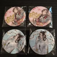 魔道祖師 完結記念展 ゴールドメタリック 缶バッジ 一期 - メルカリ