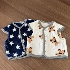 ベビーベスト 2枚組 サイズ80cm スリーパー