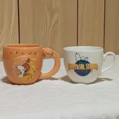 【2個セット】スヌーピー PEANUTS ユニバーサルスタジオ マグカップのサムネイル