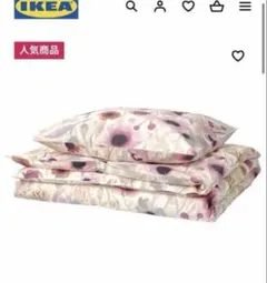 IKEA LÖNNHÖSTMAL 掛け布団カバー＆枕カバー シングルのサムネイル
