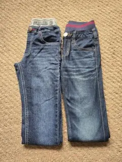 キッズ ボーイズ デニム 2着セット 120 130