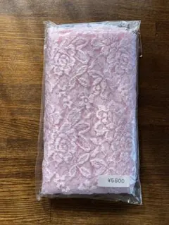 和装小物　帯揚げ　レース　ピンク　成人式