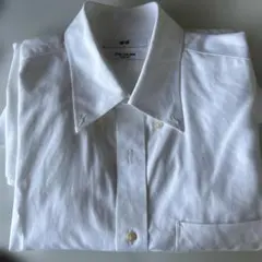 UNIQLO スーパーノンアイロン L ホワイトシャツ
