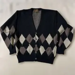 RAVE'S ダイヤモンド柄カーディガン