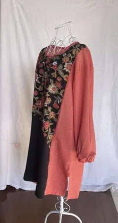 着物リメイク　割烹着又はチュニック