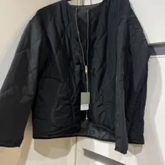 新品★ヤマダヤ　MEDOC リバーシブルキルティングコート　ファーコート★黒