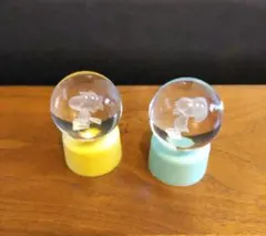 スヌーピー 　ガチャガチャ 　クリアボールライト