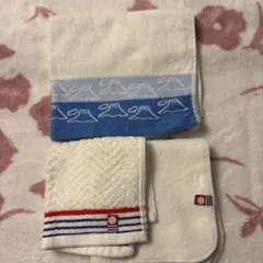 【美品　まとめ売り】今治 タオル ハンカチ タオル　3枚セット　富士山　富士