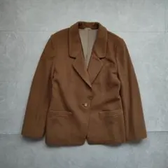 カシミヤ100％ キュプラ テーラードジャケット ノームコア ミニマル シンプル