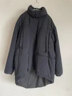 美品 ミスターオリーブ 日本製 河田ダウン ダウンモッズコート 黒