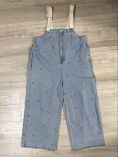 Samansa Mos2 【オーガニックコットン】デニムサロペット