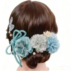 成人式 結婚式 卒業式 髪飾り 金箔 ヘアパーツ 和装 前撮り 水引