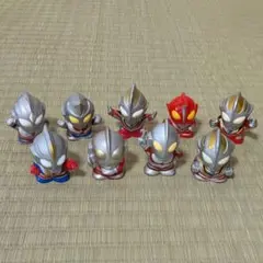 ウルトラマン 指人形 9体セット 当時物 ソフビ フィギュア 平成